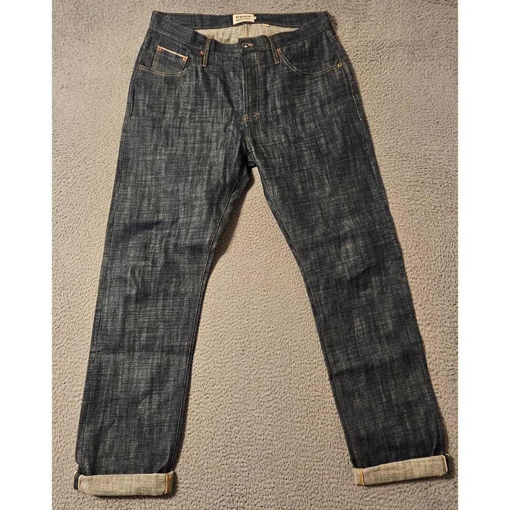 Stetson Taylor Stitch Democratic Selvedge Jeans Mens 36 Organic Cotton Indigo